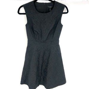 J Crew Textured Eyelet Jacquard LBD Dress 00P NEW